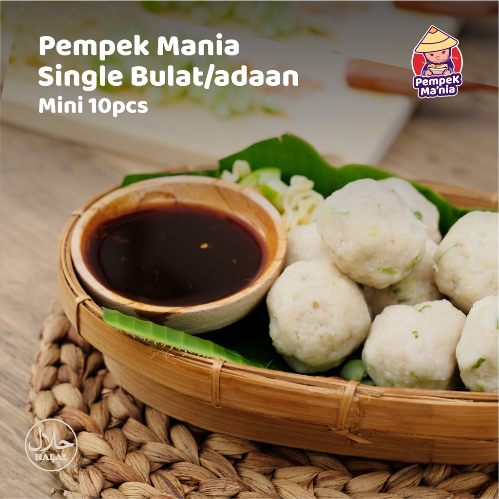 

Pempek Mania Single Bulat / Adaan 10 pcs