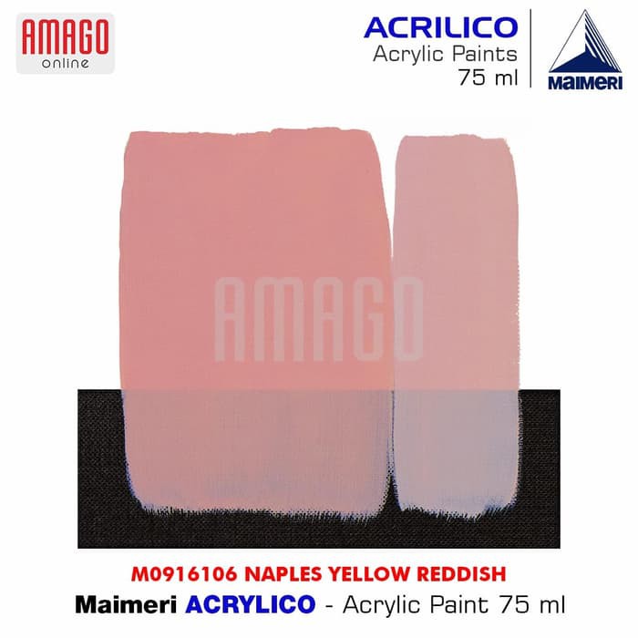 MAIMERI ACRILICO -ACRYLIC PAINT- NAPLES YELLOW REDDISH -75ML- M0916106