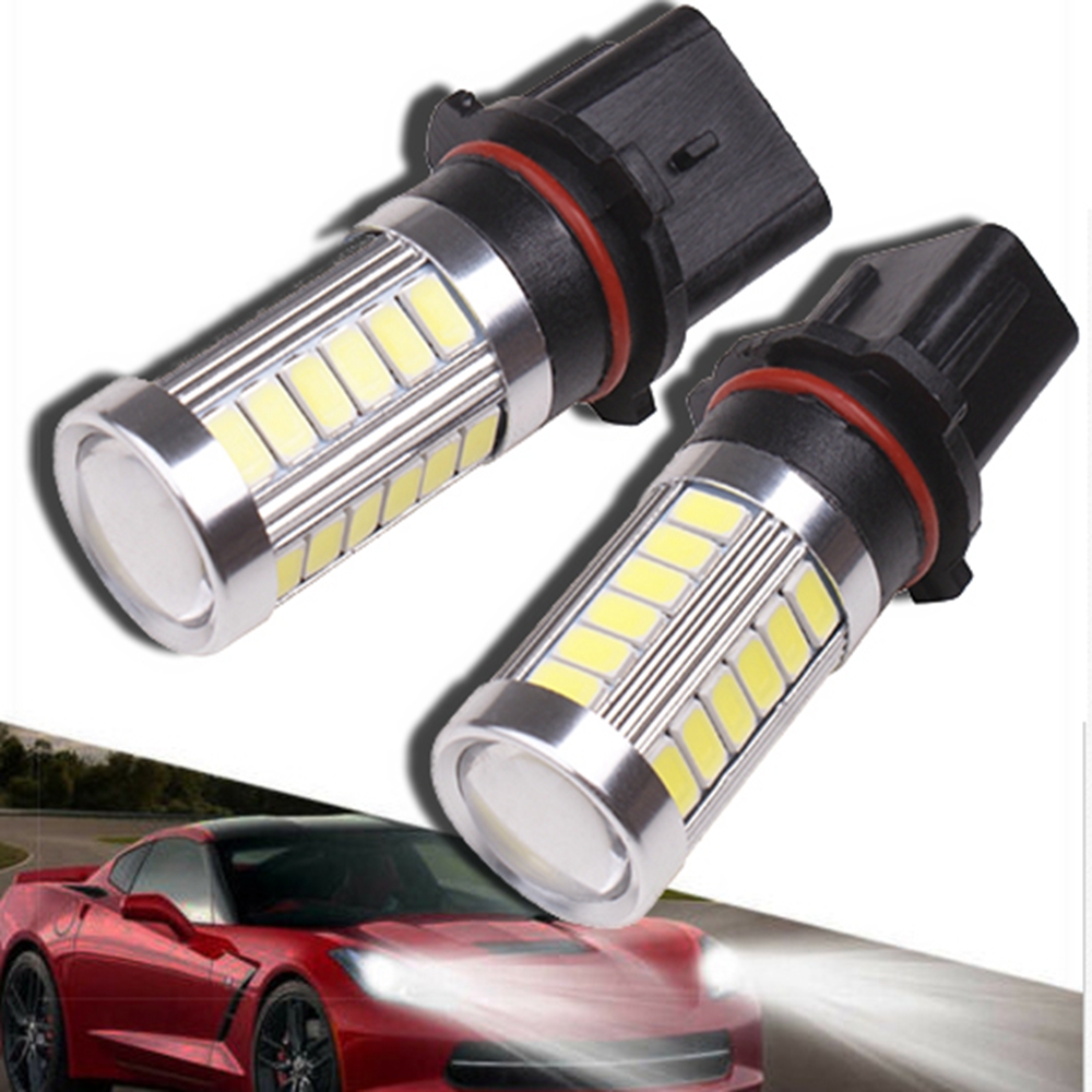 Lanfy 1pc Bohlam 33-led 12v P13W Super Terang Untuk Lampu Kabut / Drl / Rem Mobil Power