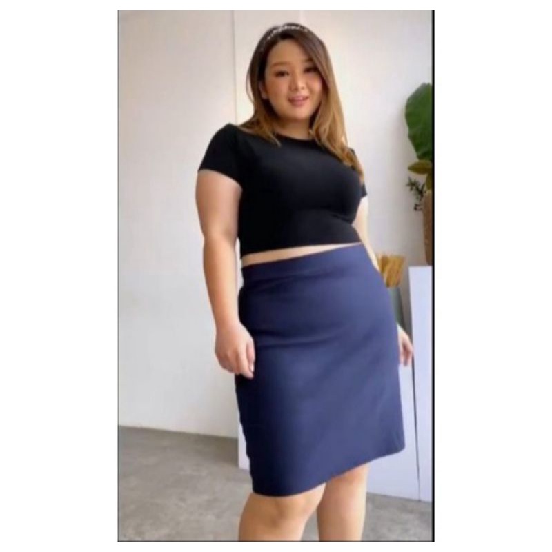 Rok Kantor Span Scuba premium Panjang / Rok kerja / Rok Pencil Scuba / Rok Span Maxi Skir-5