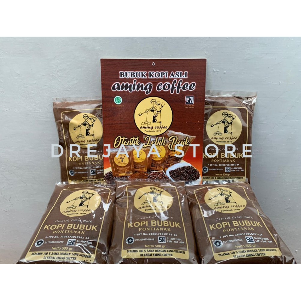 

Kopi Bubuk Aming Khas Pontianak 500 gram 500 gr