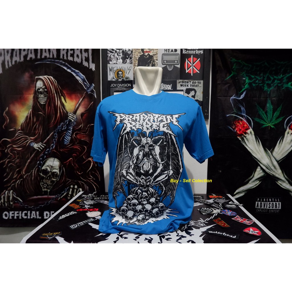 Kaos distro support brand lokal - Kaos distro PRAPATAN REBEL - bahan adem dan original brand lokal