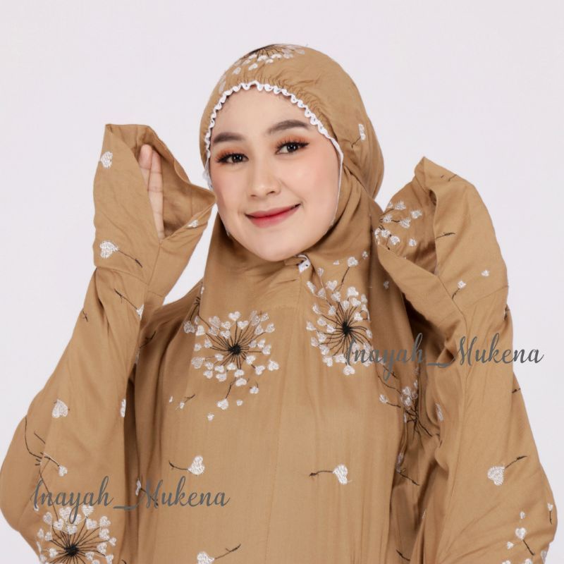 mukena terusan bordir sakura/mukena bordir/mukena tasikmalaya/mukena syadzilah