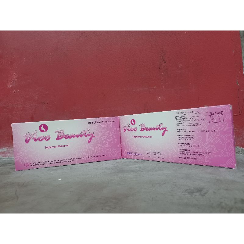 VICO BEAUTY SUPLEMEN MAKANAN, MEMELIHARA KULIT CERAH