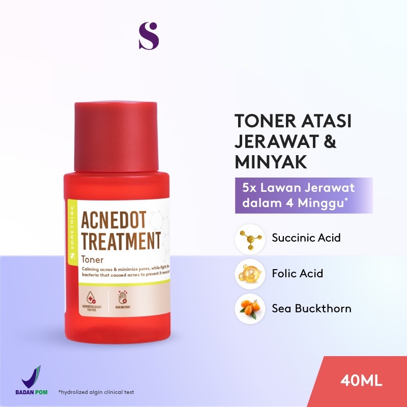 SOMETHINC ACNEDOT Treatment Toner | Toner Kulit Berjerawat BY AILIN