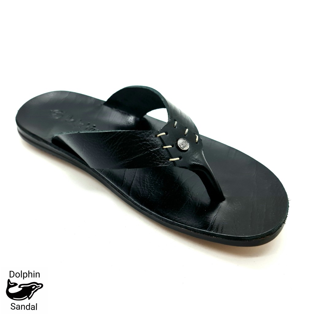 Dolphin Sandal Jepit Pria Kulit Asli "Jericho"