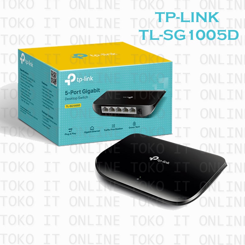 TP-LINK TL-SG1005D 5 PORT GIGABYTE DESKTOP SWITCH