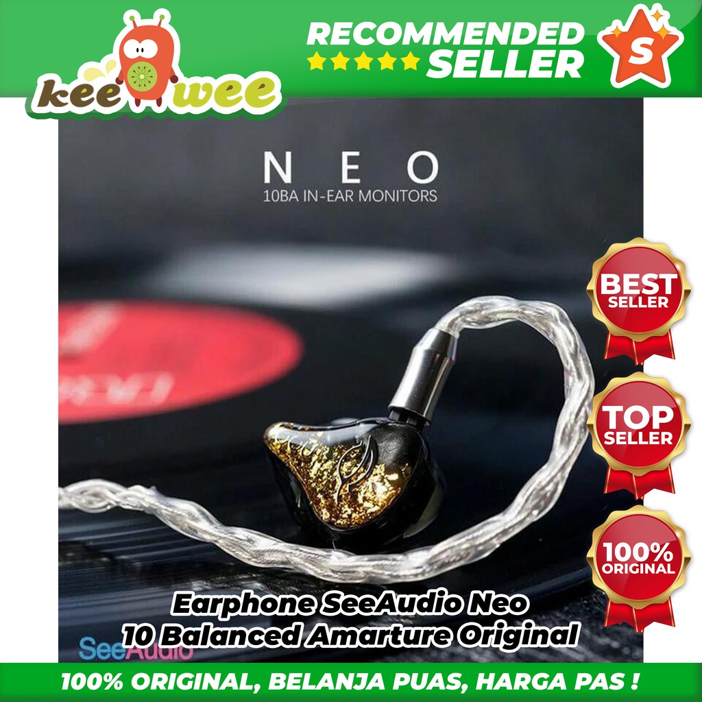 Earphone In-Ear Monitor SeeAudio Neo Original 10BA