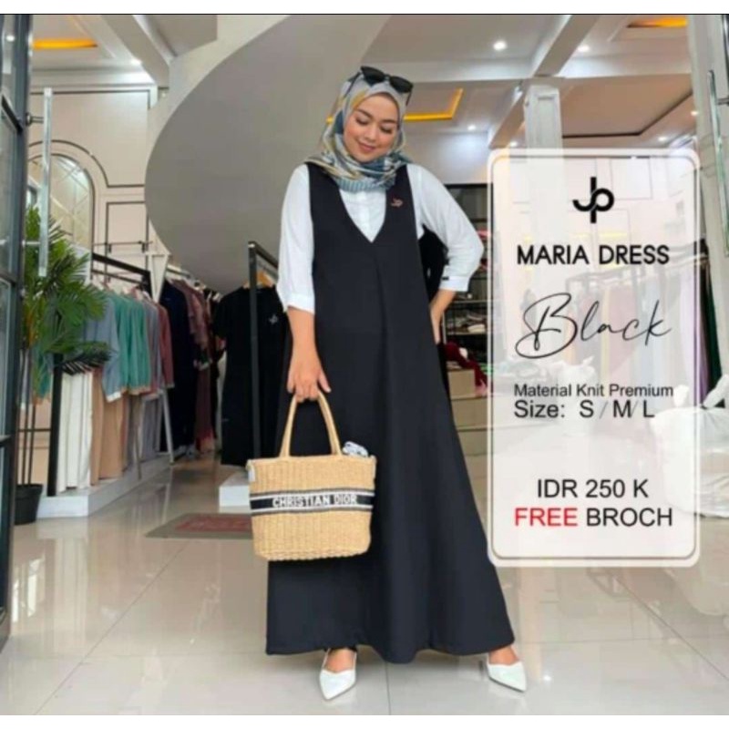 Journey Gamis Muslim  Maria Dress (Outer saja)