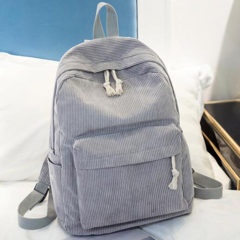 YOOHUI BB015 Tas Ransel Wanita Ransel Korea Backpack Min Tao Bag Fashion Ulzzang Korea Tas Min Tao Bag Sekolah Tas Ransel Anak Sekolah Karakter Perempuan Tas Karakter Polos Ransel Tas Ransel Olahraga-BB015-abu-abu