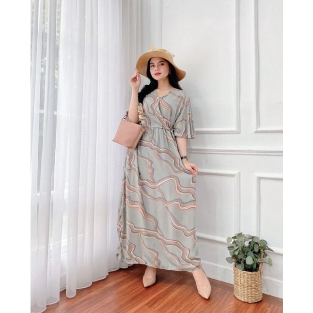 Kareen Dress Daster Kareen Daster kimono Daster Busui Viral | Daster Rayon | Home dress