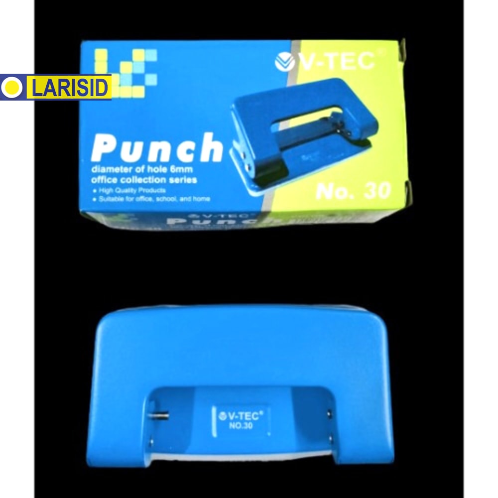 

PUNCH HOLE / PELUBANG / PLONG KERTAS 2 LUBANG V-TECH NO 30