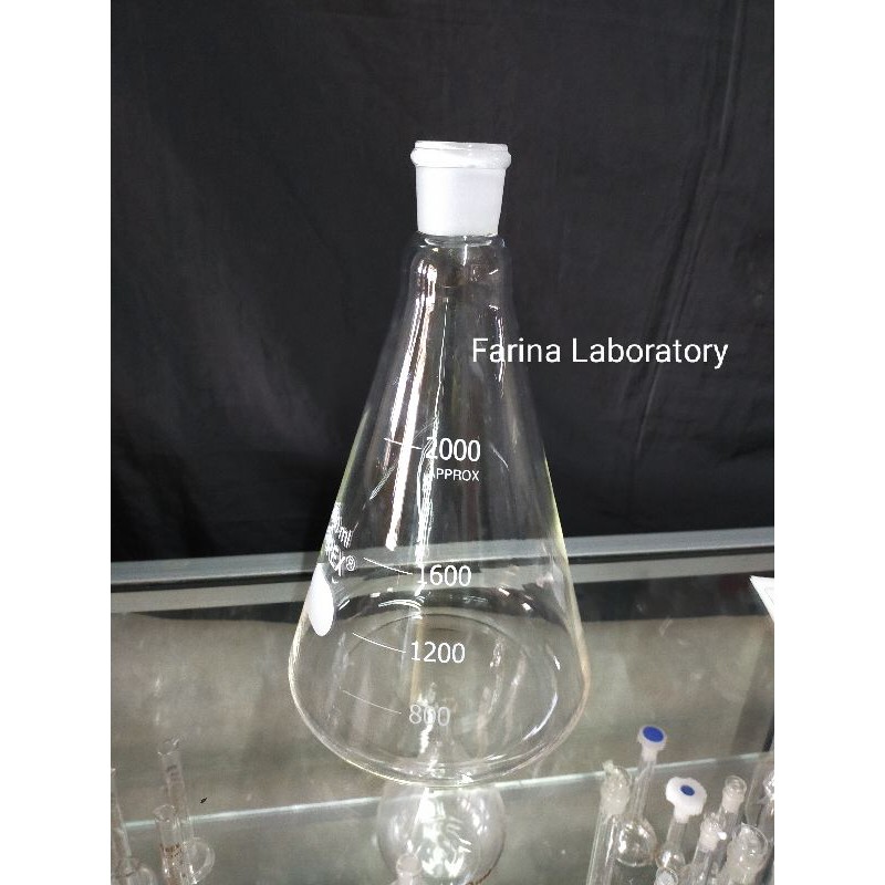 Erlenmeyer 2000ml  Asah/Ns 29/32 Pyrex Class A