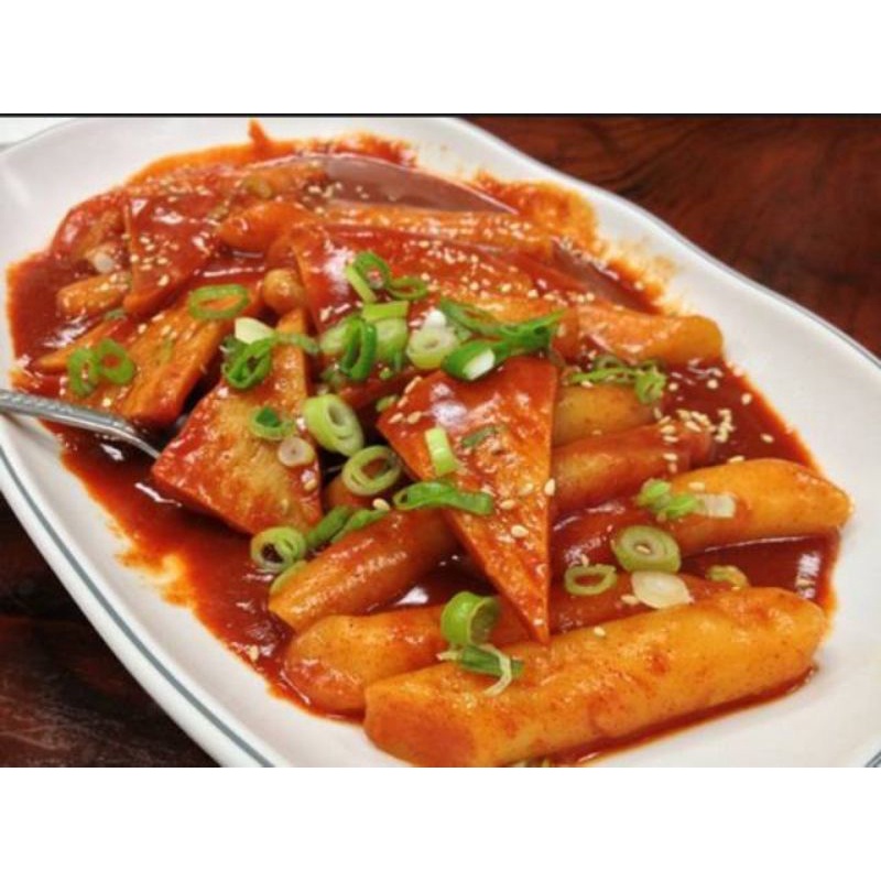 

topokki instan frozen food+saus+wijen