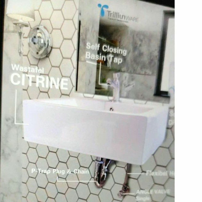 Wastafel Citrine White