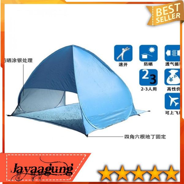 Tenda Lipat Murah Tenda Camping Buka Otomatis Tenda Piknik Tenda Pantai perlengkapan kemah Outdoor