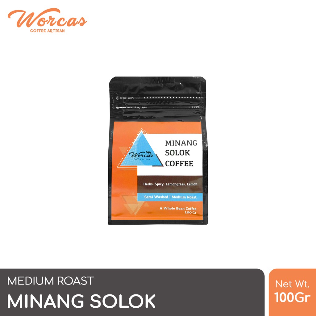 

WORCAS Kopi Arabika Minang Solok 100 Gram - Medium Roast