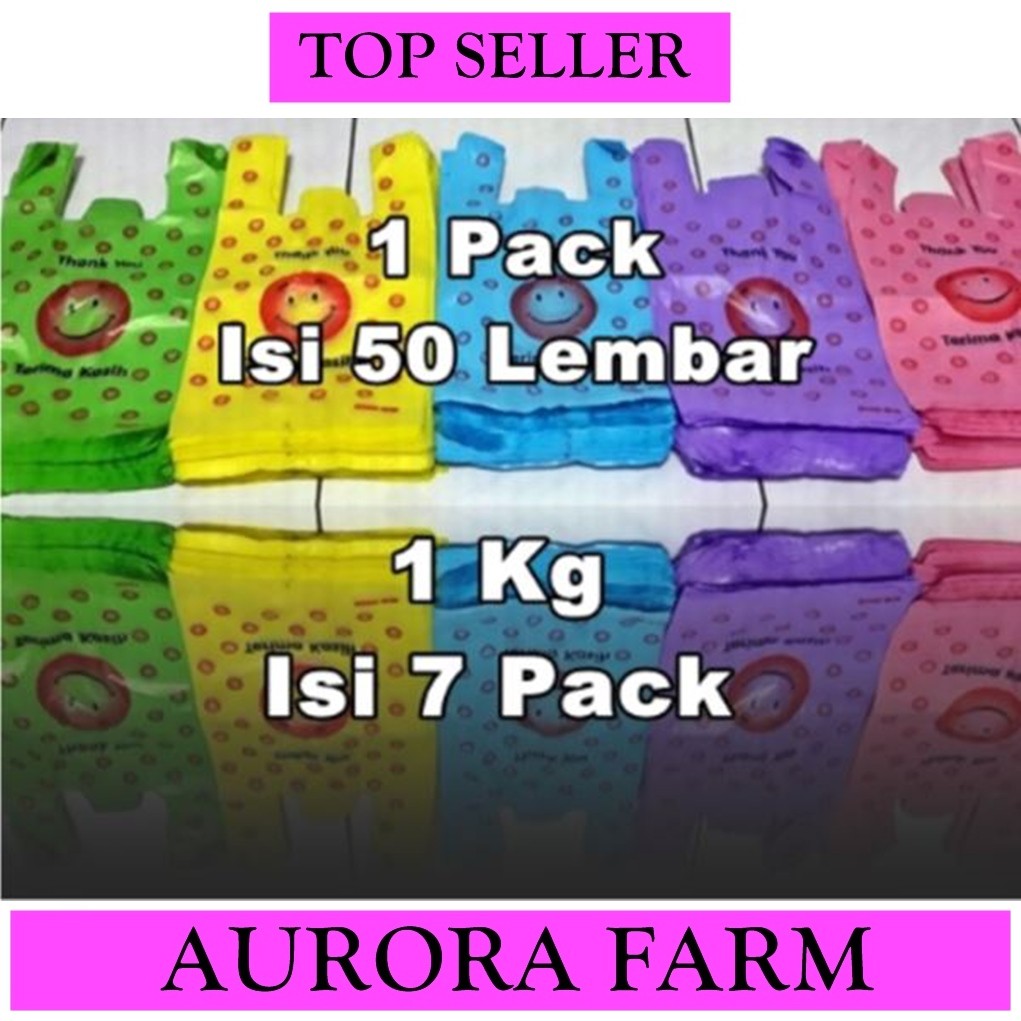 

Plastik Kemasan Kresek SMILE --- ukuran 15cmx33cm packing online shop