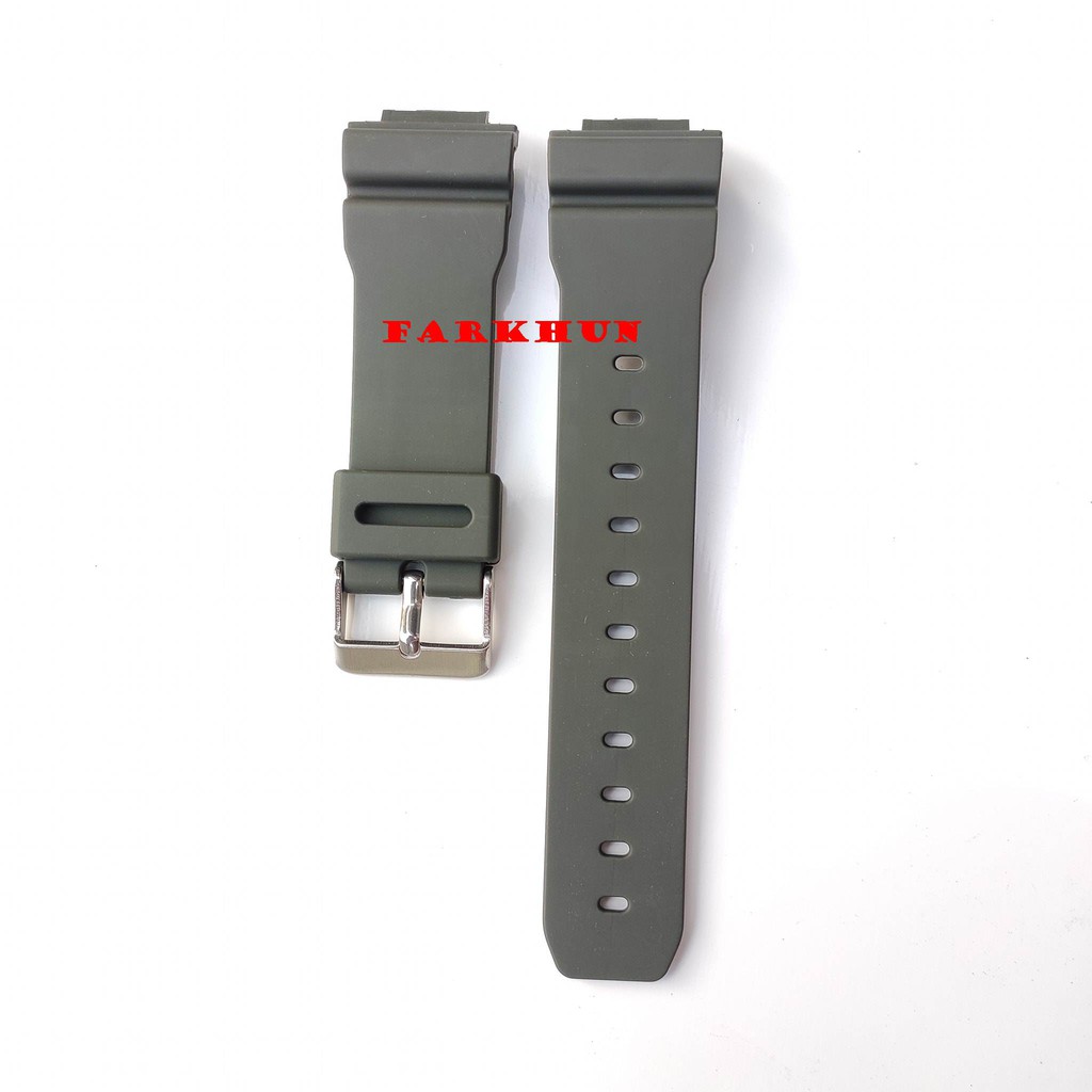 STRAP RUBBER CASIO DW 9000 9050 CAKEP BAND TALI JAM WATCH KALEP HIJAU ARMY DW9000 DW9050 BEST SELLER