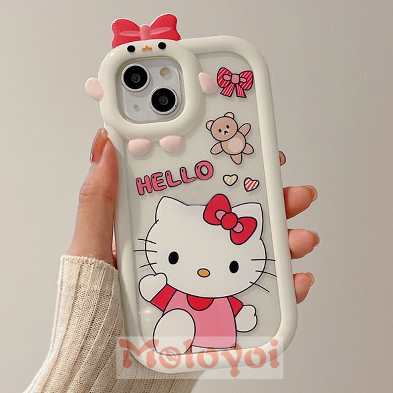 Soft Case Desain Kartun Hello Kitty Doraemon Monster Untuk IPhone 7 8 Plus 13 11 12 14 Pro MAX 14 Plus XR 6 6S X XS MAX SE 2020