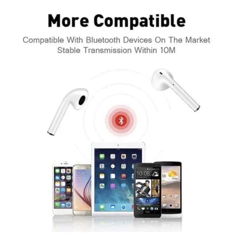 Headset Bluetooth 5.0 I11 TWS Earphone Earbuds True Wireless Untuk HP Android ios Laptop