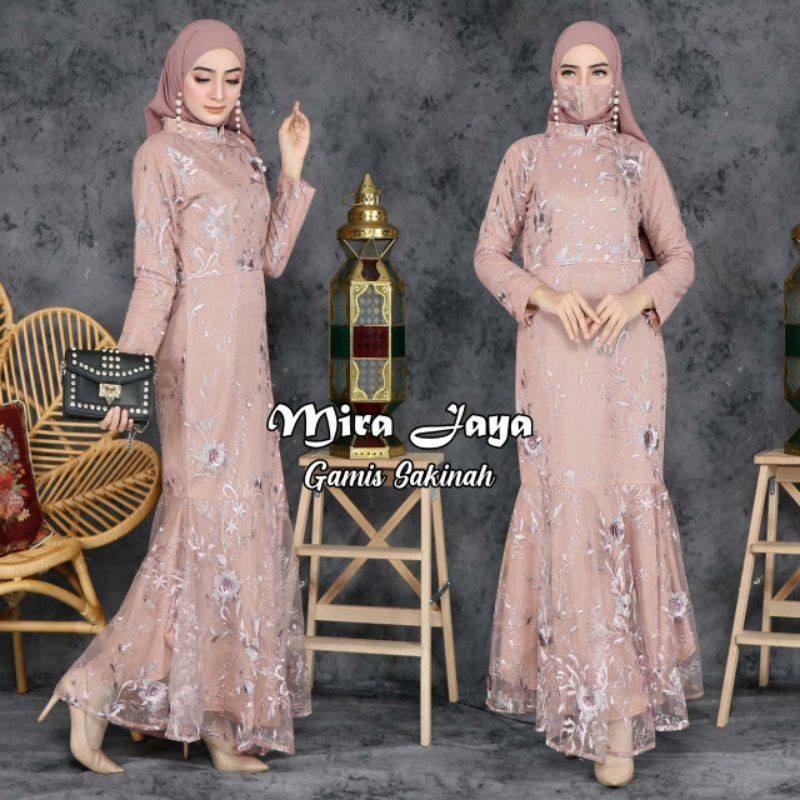BISA COD/GAMIS ORIGINAL/GAMIS SAKINAH/DRESS PESTA MODERN