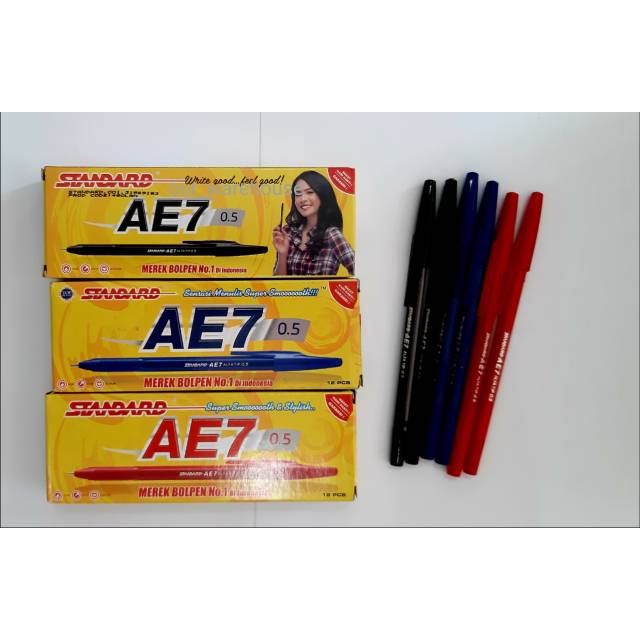 PULPEN PENA PEN STANDARD AE 7 ALFA TIP 0.5