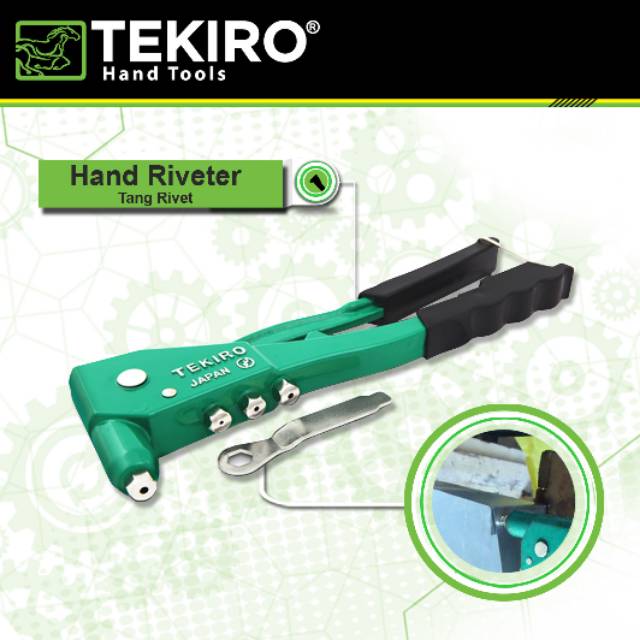 Tekiro hand riveter tang riveter tekiro Tang rivet tekiro