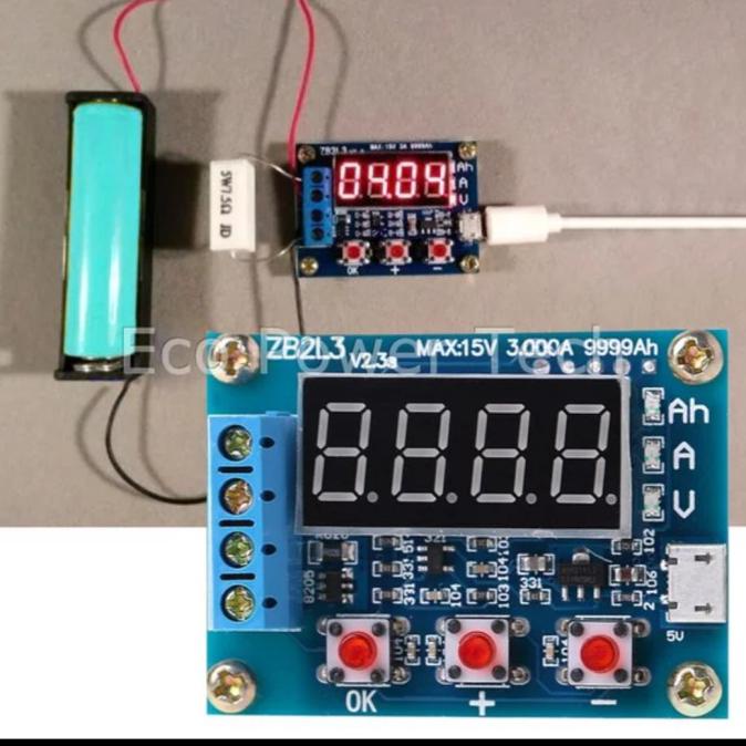 AVRIL - Zhiyu ZB2L3 Battery Tester Capacity Modul Alat Discharge Baterai cek