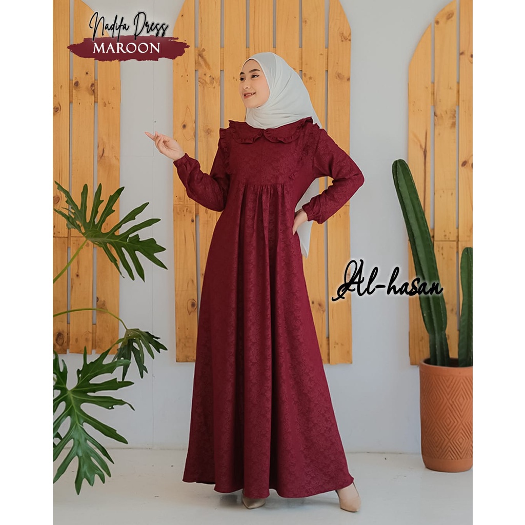 NADIFA DRESS ORI By Al-Hasan dan Raina dress ORI Aku Karissa