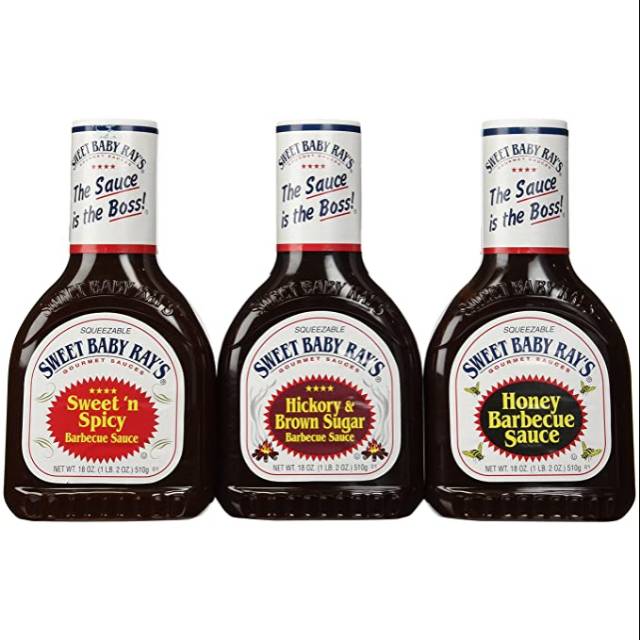 

SWEET BABY RAY'S BBQ SAUCE - SAUS BARBEQUE SWEET BABY RAYS HONEY BBQ / SWEET N SPICY - Barbecue