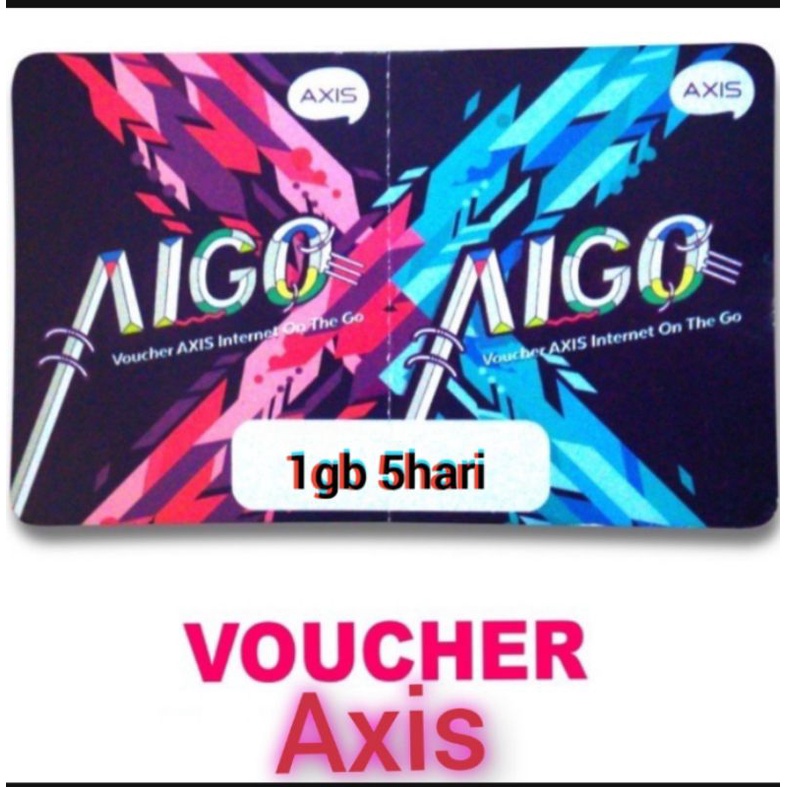 voucher Axis AIGO 1Gb 5 hari