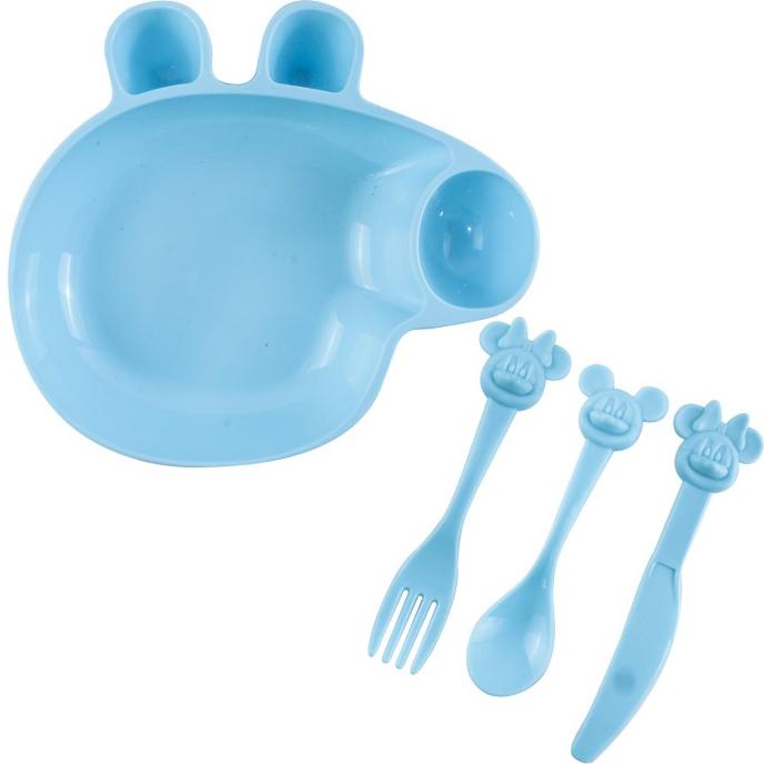 Ready stock] SET ALAT MAKAN BAYI DAN ANAK MANGKOK ANAK MOTIF PEPPA PIG 963-1