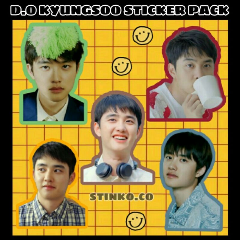 

[30PCS] STICKER D.O KYUNGSOO EXO UNTUK LAPTOP/HELM/LEMARI/GIFT/DIY/CRAFT