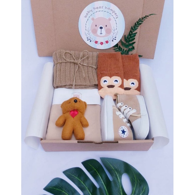 BB1 -  Hampers Bayi / Baby Hampers / Newborn Baby Gift Set / Baby Gift / Kado Bayi / Kado Lahiran / Kado Anak lahir / kado anak / hadiah kelahiran-Cozy bear coco