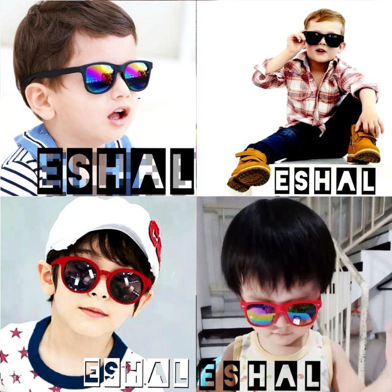 Kacamata Hitam Anak Gaya Fashion Anti UV / KACAMATA ANAK COWOK CEWEK-2