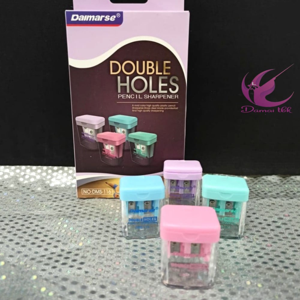 

RAUTAN PENSIL DMS-116 / PERUNCING PENSIL DOUBLE HOLES DAIMARSE 116 DMS