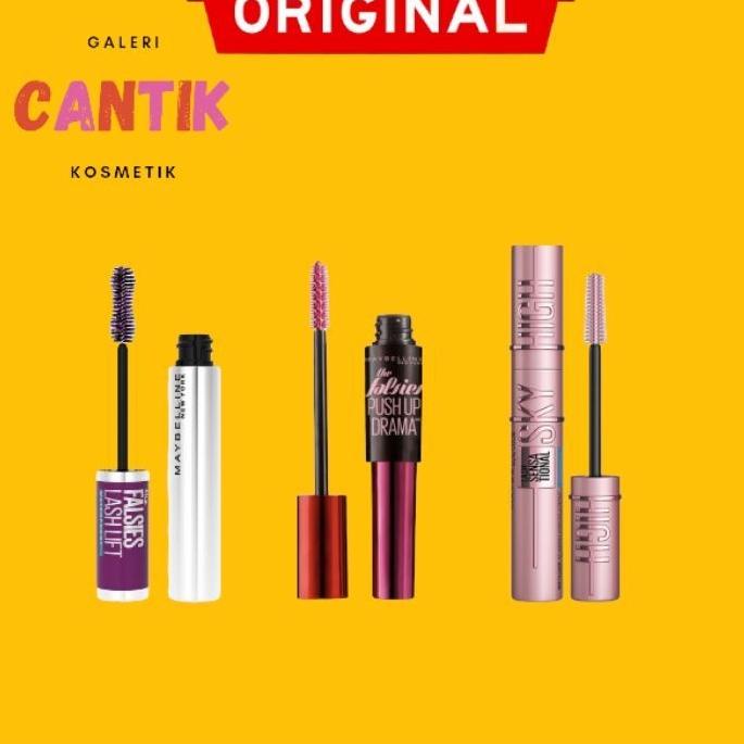 L18A Maybelline Push Up Drama/ Maybelline Sky High Mascara/Maybelline Lash Lift Mascara SCT