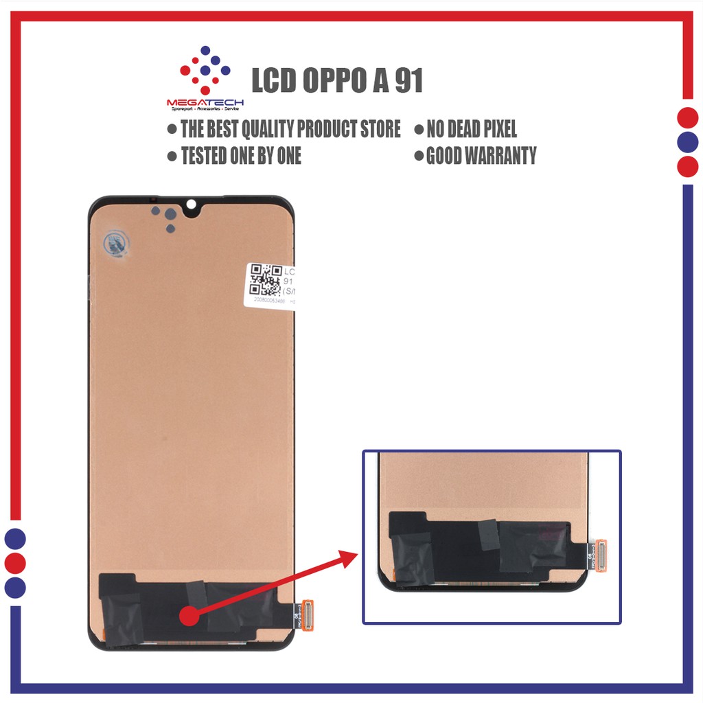 LCD Oppo A91 / Oppo Reno 3 Fullset Touchscreen