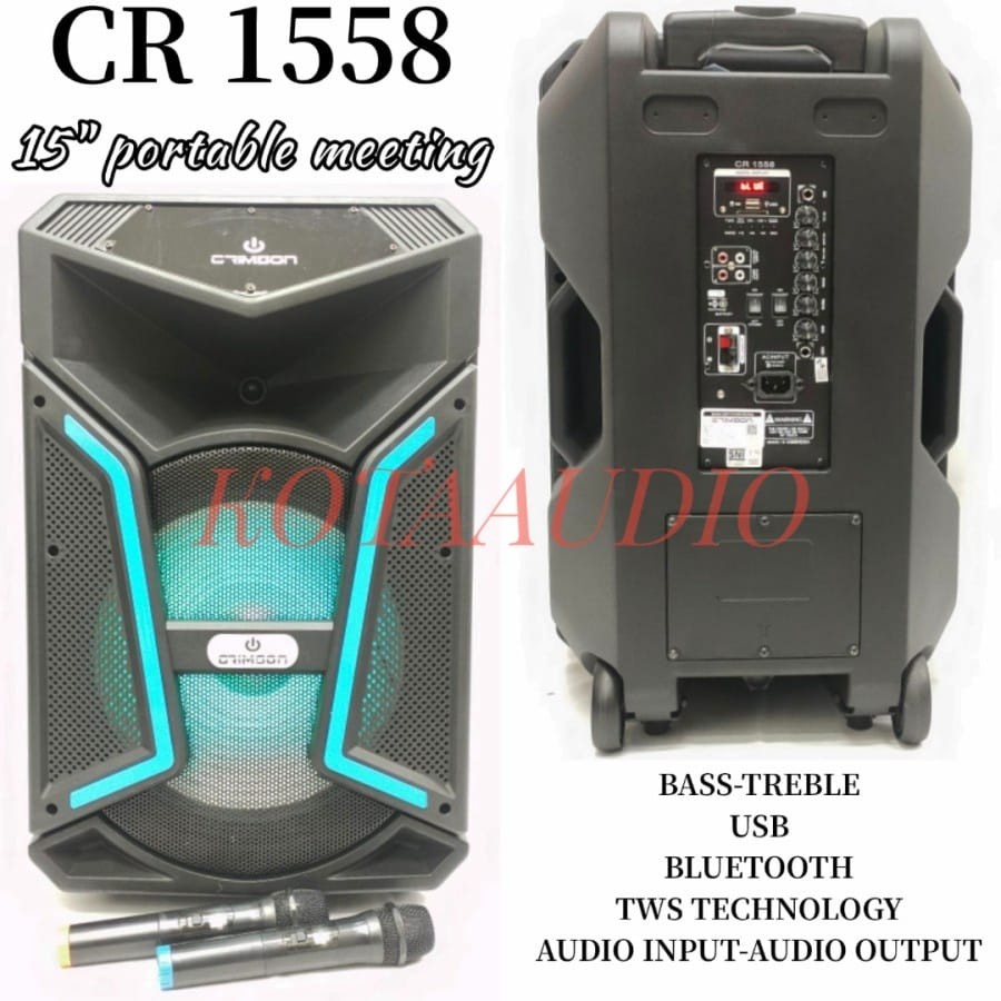 Speaker Portable Meeting Wireless 15 Inch Crimson CR 1558 / CR1558