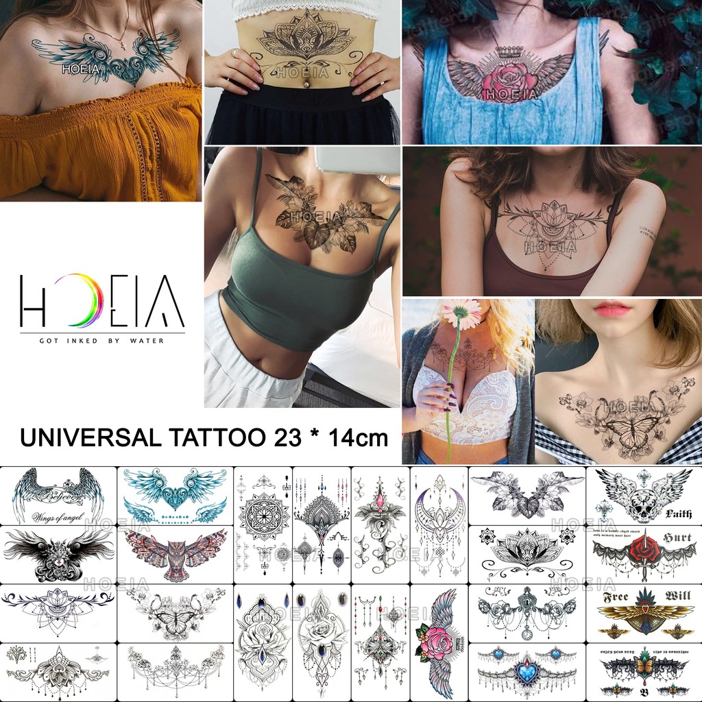 Temporary Tattoo Jakarta - Tato Dada universal buat cewe dan cowo