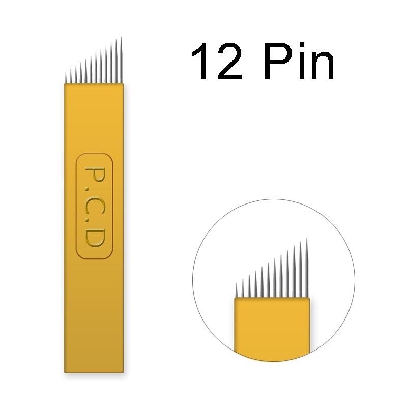 Jarum sulam alis / microblading blade PCD 12r/12u/14r/14u