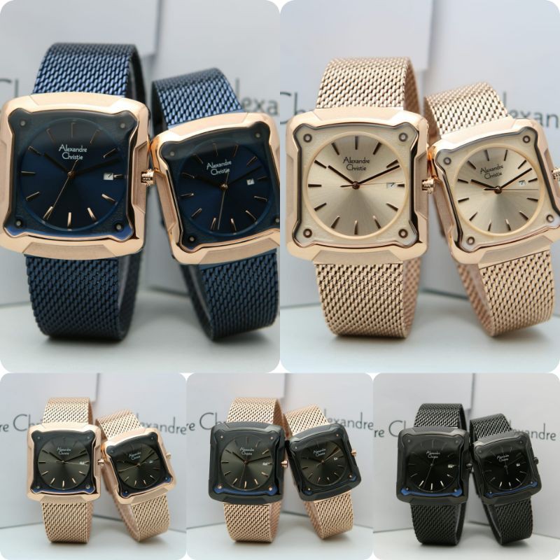 JAM TANGAN COUPLE ALEXANDRE CHRISTIE AC 3030 ORIGINAL GARANSI RESMI 1 TAHUN