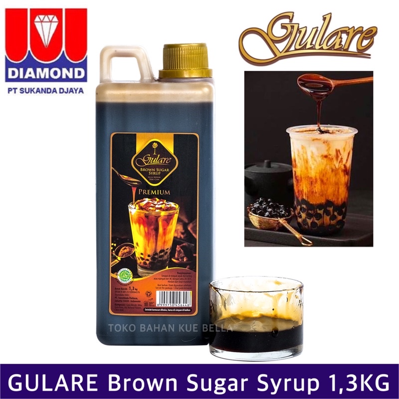 Gulare Brown Sugar Syrup 1,3KG / Gula Aren Cair (seperti Mola / Tiger Sugar)