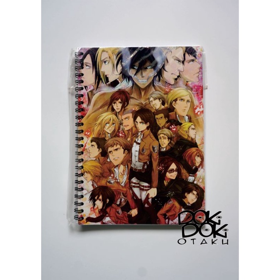

Sketch Book/Note Book/Buku Catatan A5 Premium Anime Attack On Titan