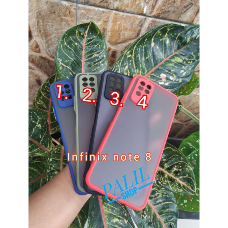 hard case cover protect camera Infinix note 8