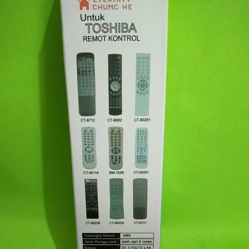 REMOT REMOTE TV TOSHIBA MULTI KHUSUS MEREK TOSHIBA