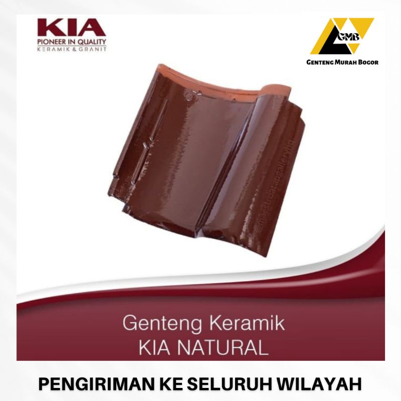 Genteng KIA Natural Kenteng Keramik Grosir Atap Rumah Murah Bogor Bagus Awet