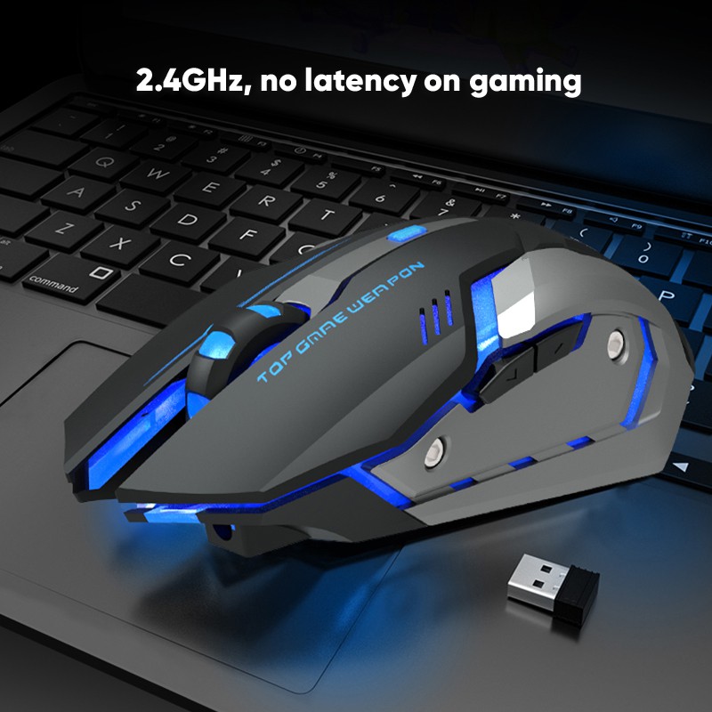 Smartfish Gaming Mouse Wireless Rechargeable 1600DPI