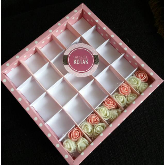 

Bos coklat sekat 20 + bunga